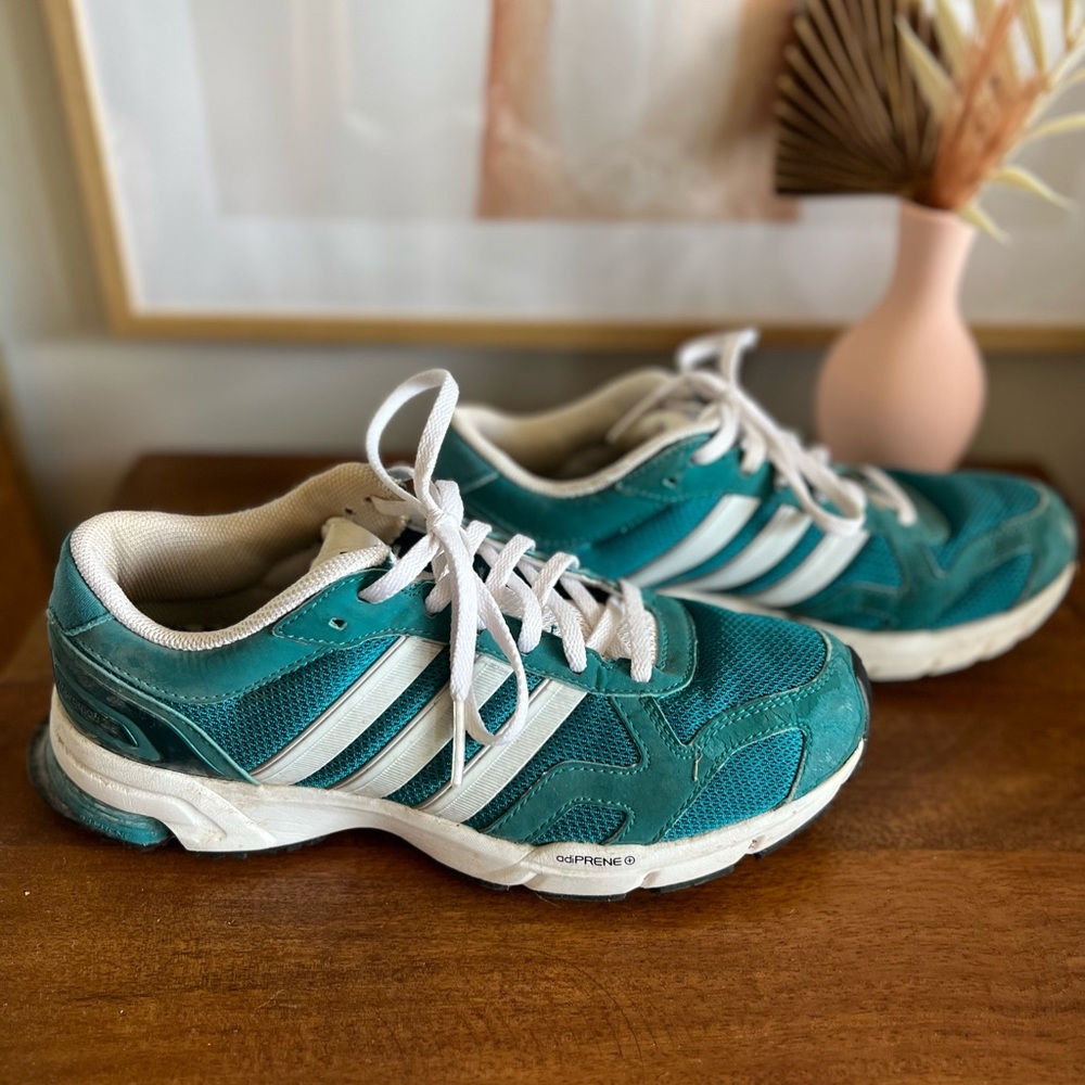 Adidas Adiprene + Turquoise Running Shoes